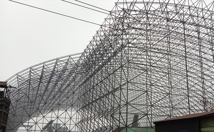 网架钢结构加工厂-河北涉县天铁料场