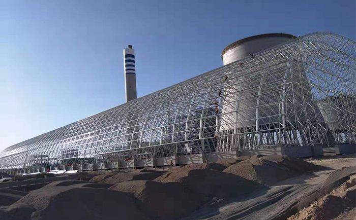 网架生产厂家-新疆红星发电厂